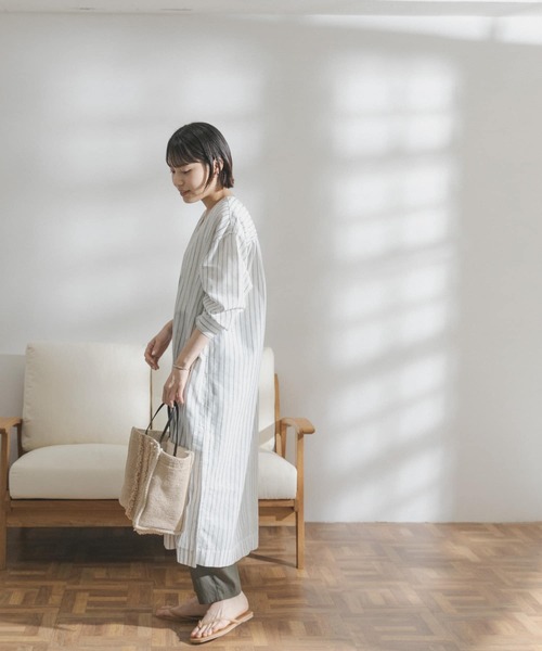 FORK&SPOON（フォークアンドスプーン）の「FORK&SPOON　ベイカーイージーパンツ（その他パンツ・レディース・ブラック/ダークブラウン/カーキ・ONE）」の10枚目の写真