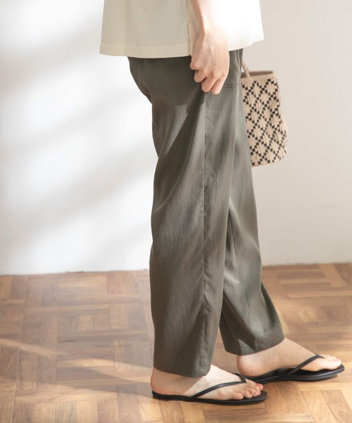 FORK&SPOON（フォークアンドスプーン）の「FORK&SPOON　ベイカーイージーパンツ（その他パンツ・レディース・ブラック/ダークブラウン/カーキ・ONE）」の13枚目の写真