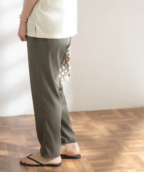 FORK&SPOON（フォークアンドスプーン）の「FORK&SPOON　ベイカーイージーパンツ（その他パンツ・レディース・ブラック/ダークブラウン/カーキ・ONE）」の14枚目の写真