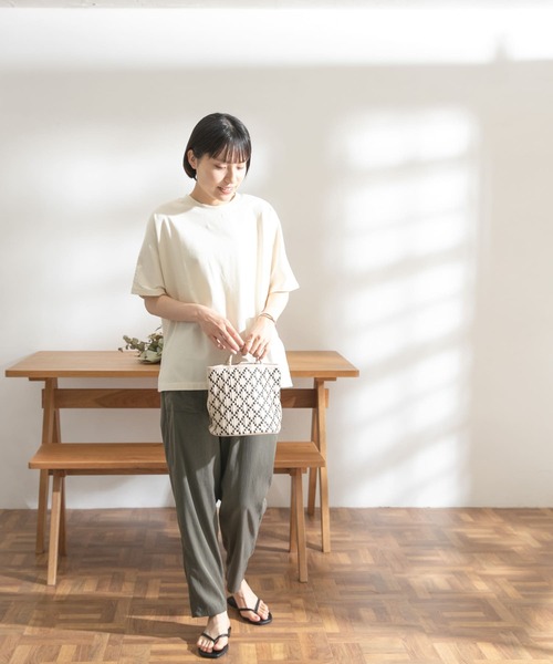 FORK&SPOON（フォークアンドスプーン）の「FORK&SPOON　ベイカーイージーパンツ（その他パンツ・レディース・ブラック/ダークブラウン/カーキ・ONE）」の16枚目の写真