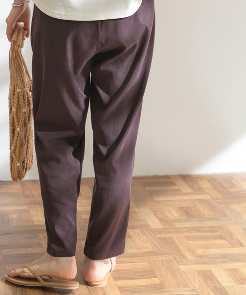 FORK&SPOON（フォークアンドスプーン）の「FORK&SPOON　ベイカーイージーパンツ（その他パンツ・レディース・ブラック/ダークブラウン/カーキ・ONE）」の18枚目の写真