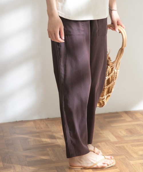 FORK&SPOON（フォークアンドスプーン）の「FORK&SPOON　ベイカーイージーパンツ（その他パンツ・レディース・ブラック/ダークブラウン/カーキ・ONE）」の19枚目の写真