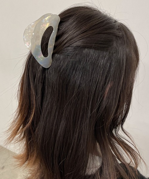 WEGO(ウィゴー)の「WEGO/三角バンスクリップ(バレッタ/ヘアクリップ・レディース・ホワイト/パープル/ブラウン/その他1・FREE)」の16枚目の写真