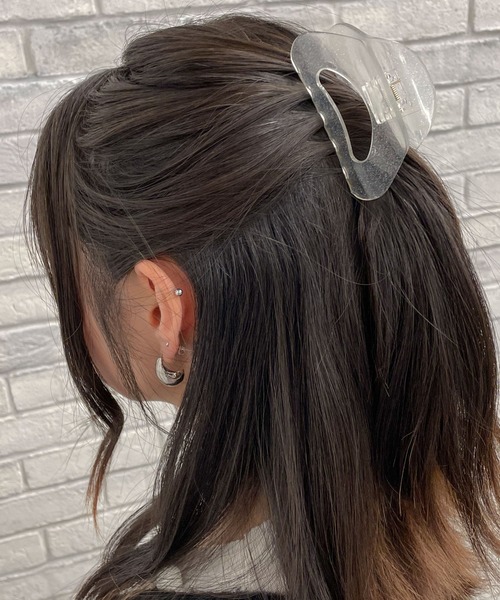 WEGO(ウィゴー)の「WEGO/三角バンスクリップ(バレッタ/ヘアクリップ・レディース・ホワイト/パープル/ブラウン/その他1・FREE)」の12枚目の写真
