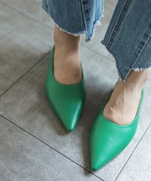 SESTO | かかとゴムのポインテッドトゥフラットパンプス(パンプス)
