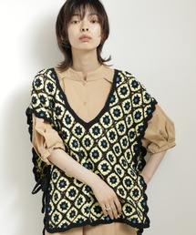 mag.by c | (mag.by c)クロシェニットベスト(ベスト)