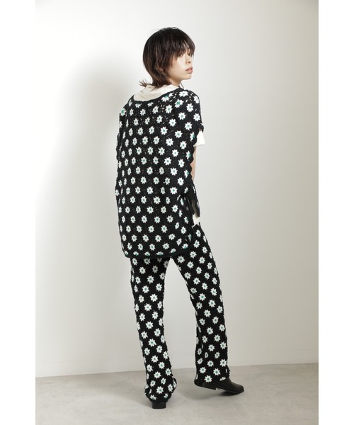 mag.by c(マグバイシー)の「(mag.by c)クロシェニットベスト(ベスト・レディース・イエロー/ブラック・ONE SIZE)」の7枚目の写真