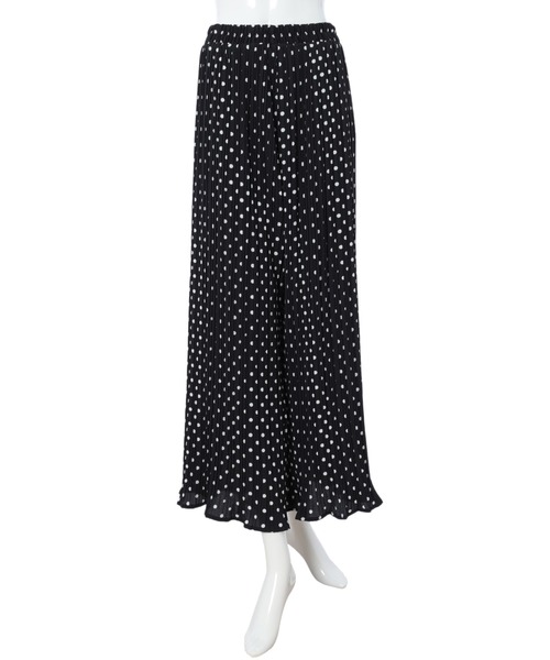 fifth(フィフス)の「プリーツドットワイドパンツ(その他パンツ・レディース・ブラック/ホワイト・MEDIUM/SMALL)」の6枚目の写真