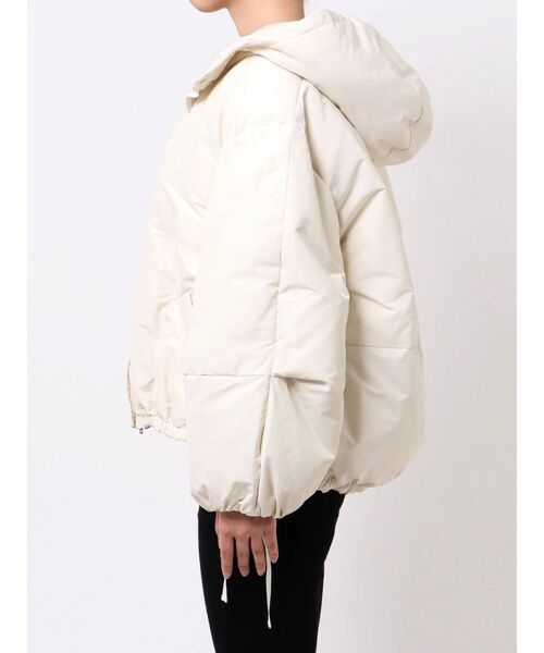 LAGUNAMOON（ラグナムーン）の「シャンブレー中綿ショートコート（その他アウター・レディース・ホワイト/ブラック/パープル/モカ・FREE）」の8枚目の写真