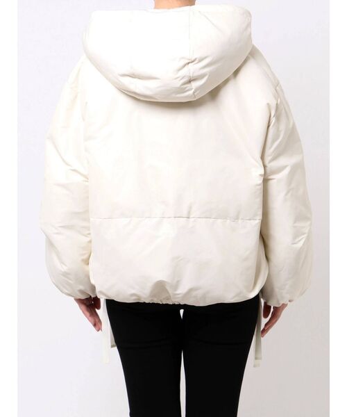 LAGUNAMOON（ラグナムーン）の「シャンブレー中綿ショートコート（その他アウター・レディース・ホワイト/ブラック/パープル/モカ・FREE）」の9枚目の写真