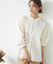 CRAFT STANDARD BOUTIQUE | ピコカット刺繍カラーブラウス　＊◇(シャツ/ブラウス)