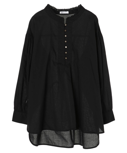 CRAFT STANDARD BOUTIQUE（クラフトスタンダードブティック）の「ピコカット刺繍カラーブラウス　＊◇（シャツ/ブラウス・レディース・ブラック/アイボリー/モカ/ライトパープル・FREE）」の6枚目の写真