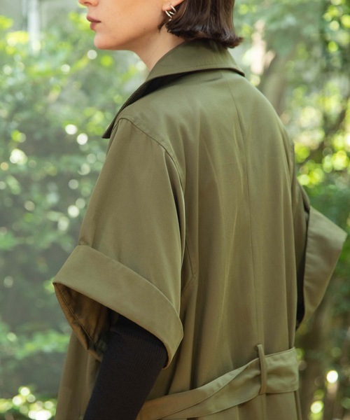 ANT(アント)の「ベストライクトレンチ【ANT】(ベスト・レディース・ブラック/カーキ/キャメル・FREE)」の15枚目の写真