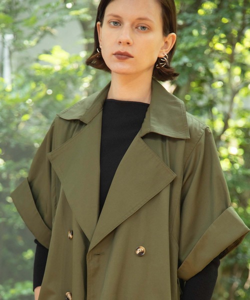 ANT(アント)の「ベストライクトレンチ【ANT】(ベスト・レディース・ブラック/カーキ/キャメル・FREE)」の7枚目の写真