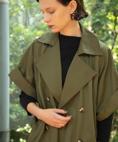 ANT(アント)の「ベストライクトレンチ【ANT】(ベスト・レディース・ブラック/カーキ/キャメル・FREE)」の10枚目の写真