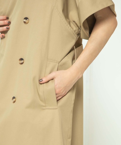 ANT(アント)の「ベストライクトレンチ【ANT】(ベスト・レディース・ブラック/カーキ/キャメル・FREE)」の6枚目の写真