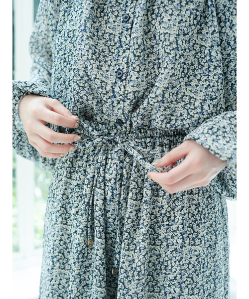 ehka sopo（エヘカソポ）の「【まる×ehka sopo】小花柄パンツ（その他パンツ・レディース・ネイビー/ベージュ・ﾌﾘ-）」の11枚目の写真