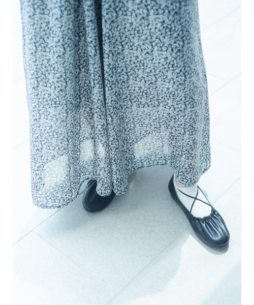 ehka sopo（エヘカソポ）の「【まる×ehka sopo】小花柄パンツ（その他パンツ・レディース・ネイビー/ベージュ・ﾌﾘ-）」の7枚目の写真