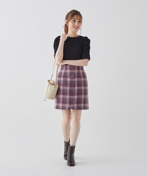 BE RADIANCE（ビーラディエンス）の「Backリボンカットトップス（Tシャツ/カットソー・レディース・ブラウン/ブラック・FREE）」の8枚目の写真