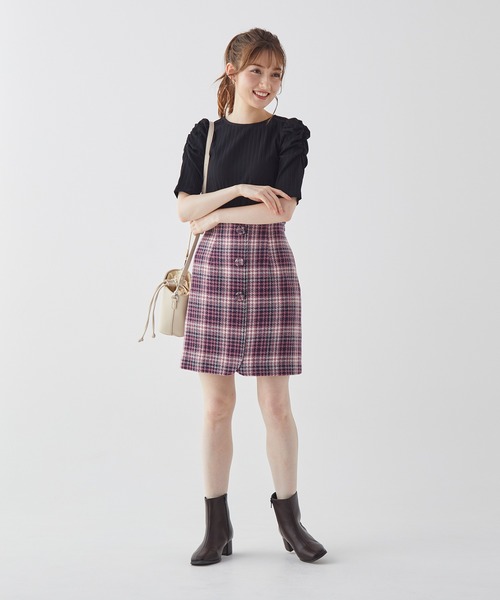 BE RADIANCE（ビーラディエンス）の「Backリボンカットトップス（Tシャツ/カットソー・レディース・ブラウン/ブラック・FREE）」の10枚目の写真