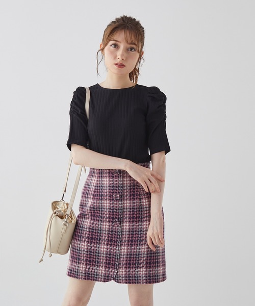 BE RADIANCE（ビーラディエンス）の「Backリボンカットトップス（Tシャツ/カットソー・レディース・ブラウン/ブラック・FREE）」の16枚目の写真