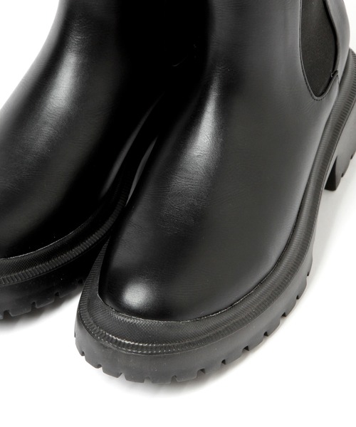 niko and...（ニコアンド）の「オリジナルロングサイドゴアブーツ（ブーツ・レディース・ベージュ/アイボリー/ブラック・MEDIUM/LARGE/SMALL）」の8枚目の写真