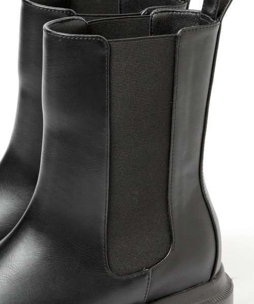 niko and...（ニコアンド）の「オリジナルロングサイドゴアブーツ（ブーツ・レディース・ベージュ/アイボリー/ブラック・MEDIUM/LARGE/SMALL）」の10枚目の写真