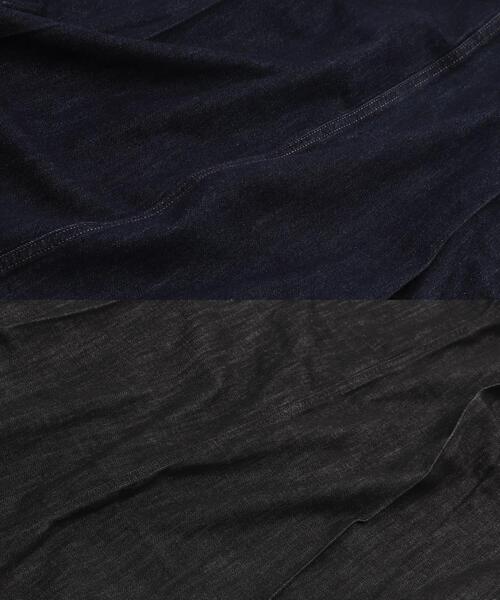 coen（コーエン）の「■プレミアムデニムコレクション■デニムサロペットスカート（ジャンパースカート・レディース・ブラック/ネイビー・MEDIUM/LARGE）」の6枚目の写真