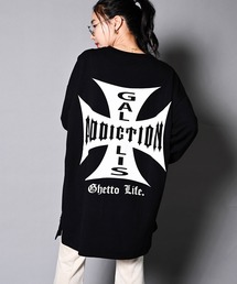 GALLIS ADDICTION | GA IRON-CROSS L/S TEE/アイアンクロス ロンT(Tシャツ/カットソー)