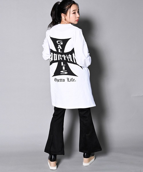 GALLIS ADDICTION（ガリスアディクション）の「GA IRON-CROSS L/S TEE/アイアンクロス ロンT（Tシャツ/カットソー・メンズ・ホワイト/ブラック・M/L）」の13枚目の写真
