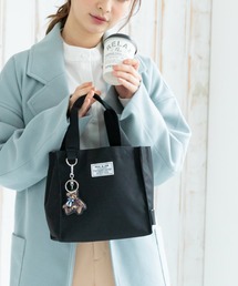 PAUL & JOE ACCESSOIRES（ポールアンドジョーアクセソワ）の「PAUL & JOE ACCESSOIRES (ポール＆ジョーアクセソワ) ランチトート ワッペン・クマ ポールアンドジョー（トートバッグ）」