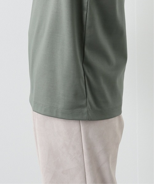 EDIFICE(エディフィス)の「ポンチ ワイド ポケット ロングスリーブ Tシャツ(Tシャツ/カットソー・メンズ・ライトパープル/ベージュ/カーキ/コバルトブルー・MEDIUM/LARGE/SMALL)」の8枚目の写真