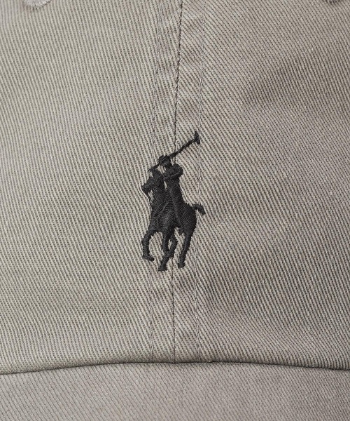 POLO RALPH LAUREN（ポロ ラルフ ローレン）の「コットン チノ ベースボール キャップ（キャップ・メンズ・グレー系・ONE）」の5枚目の写真