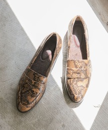 フェイクファー中敷きローファー　236250