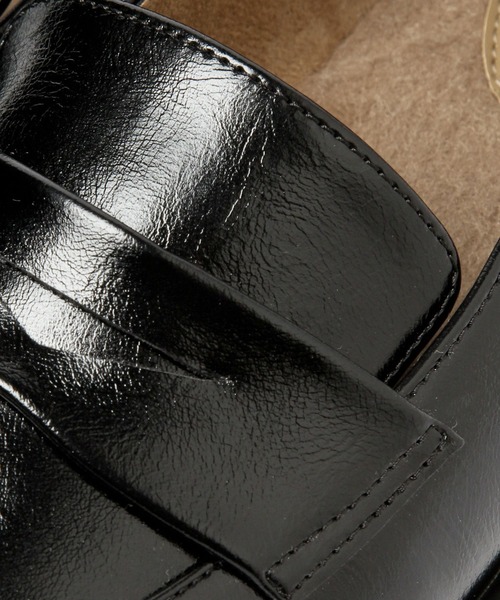 LEPSIM（レプシィム）の「フェイクファー中敷きローファー　236250（ローファー・レディース・ブラック/パイソン・MEDIUM/LARGE）」の18枚目の写真