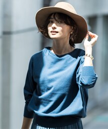 THE SHOP TK  | 2WAYオーガニックコットンドルマンニット(ニット/セーター)