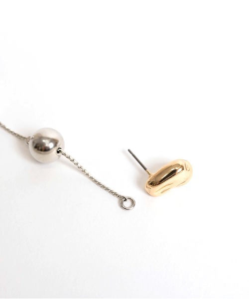 RANDA（ランダ）の「メタルビーンズピアス（ピアス（両耳用）・レディース・ゴールド/シルバー・FREE）」の11枚目の写真