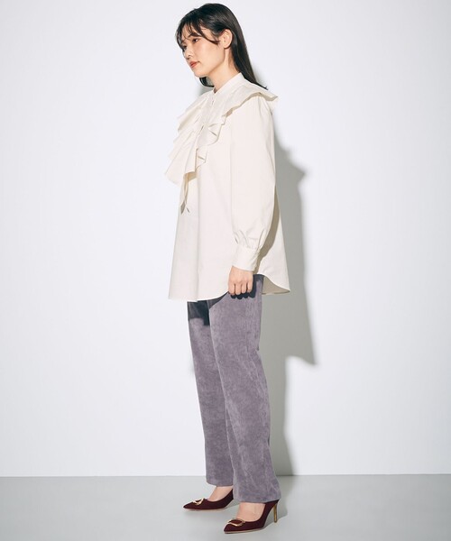 Diagram（ダイアグラム）の「コーデュロイストレートパンツ（その他パンツ・レディース・パープル/ライトグリーン・36/38）」の19枚目の写真
