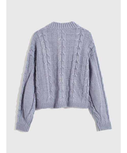 GAP(ギャップ)の「オーバーサイズ ケーブル カーディガン(カーディガン/ボレロ・レディース・ホワイト/その他/グレー・M/XS/XXS/L/S/XL)」の5枚目の写真