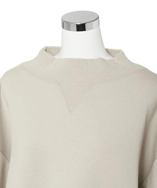 DRWCYS（ドロシーズ）の「モックネックプルオーバー（スウェット・レディース・ベージュ/カーキ/ブラック・FREE）」の7枚目の写真