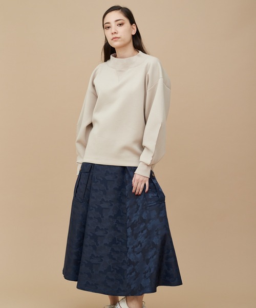 DRWCYS（ドロシーズ）の「モックネックプルオーバー（スウェット・レディース・ベージュ/カーキ/ブラック・FREE）」の14枚目の写真