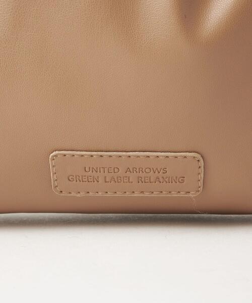 green label relaxing(グリーンレーベルリラクシング)の「メッシュ × エコファー 2WAY バッグ(トートバッグ・レディース・ブラック/ベージュ・FREE)」の15枚目の写真