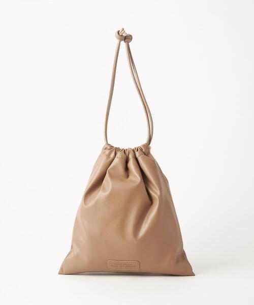 green label relaxing(グリーンレーベルリラクシング)の「メッシュ × エコファー 2WAY バッグ(トートバッグ・レディース・ブラック/ベージュ・FREE)」の7枚目の写真