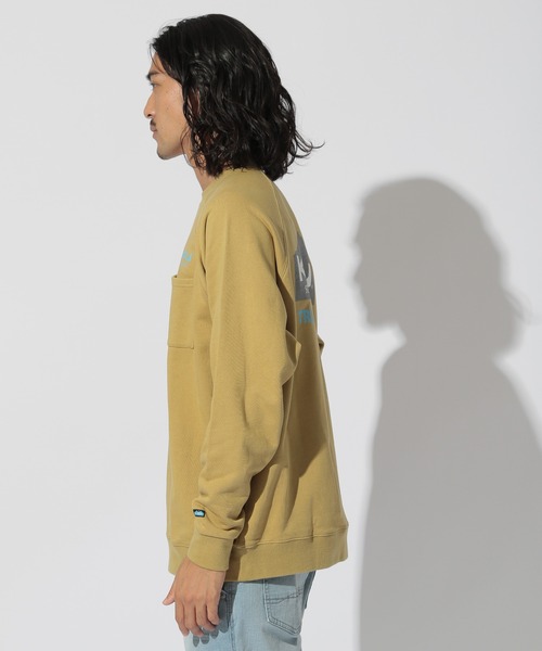 KAVU(カブー)の「【KAVU(カブー)】別注TRUE LOGO POCKET SWEAT(Tシャツ/カットソー・メンズ・ネイビー/アイボリー/マスタード・MEDIUM/LARGE)」の17枚目の写真