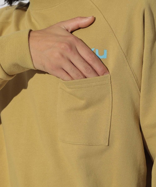 KAVU(カブー)の「【KAVU(カブー)】別注TRUE LOGO POCKET SWEAT(Tシャツ/カットソー・メンズ・ネイビー/アイボリー/マスタード・MEDIUM/LARGE)」の20枚目の写真