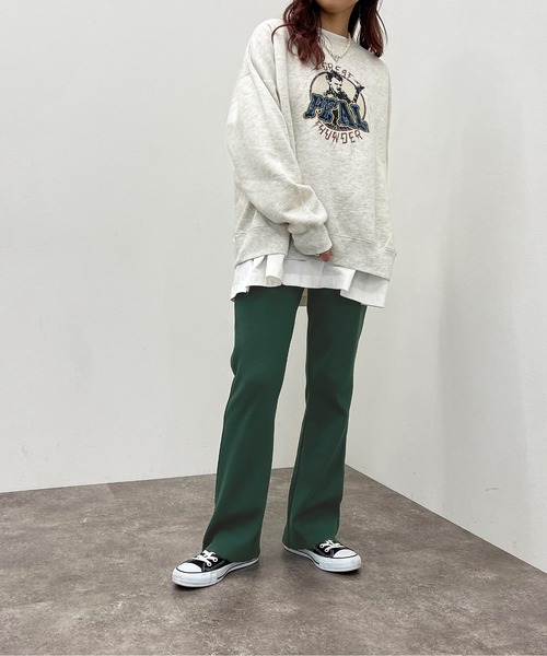apres jour mignon(アプレジュールミニョン)の「カットオフリブパンツ【ZOZOTOWN限定アイテム】(その他パンツ・レディース・マスタード/ブラック/グリーン/オレンジ/レッド・MEDIUM/SMALL/X-LARGE)」の16枚目の写真