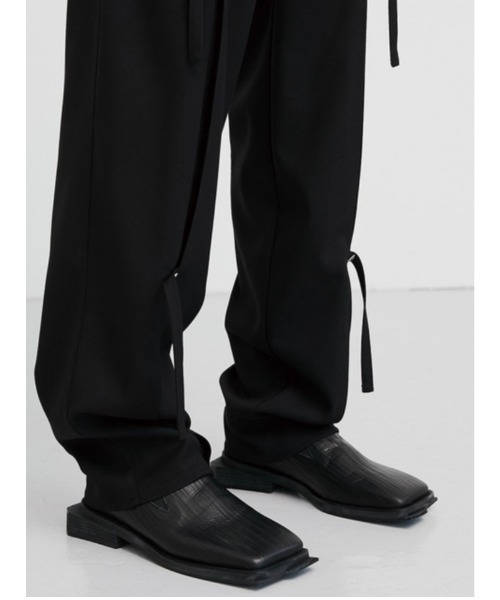 ESC STUDIO（イーエスシースタジオ）の「【ESC STUDIO/イーエスシー スタジオ】slit trouser pants/スリットトラウザーパンツセットアップ スラックス（スラックス・メンズ・ブラック/グリーン/ベージュ・M/L）」の11枚目の写真