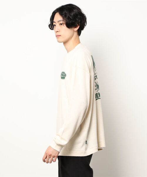 MANASTASH(マナスタッシュ)の「MANASTASH/マナスタッシュ MOUNTAIN RAVEN L/S TEE(Tシャツ/カットソー・メンズ・ブラック/ブラウン/ナチュラル・LARGE/MEDIUM/X-LARGE)」の7枚目の写真