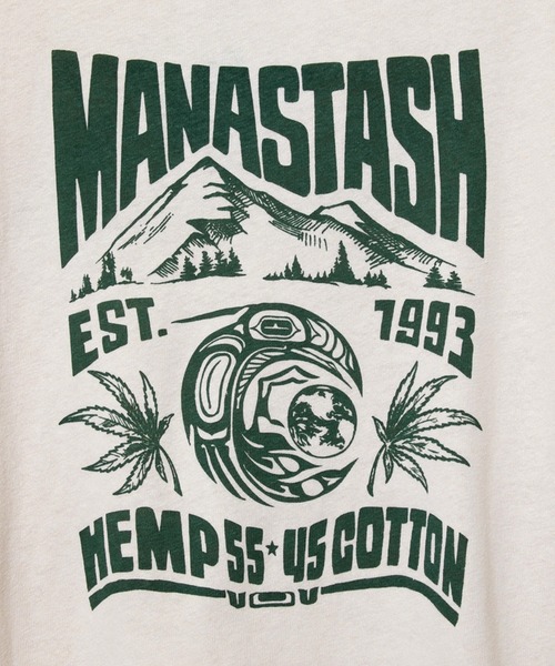 MANASTASH(マナスタッシュ)の「MANASTASH/マナスタッシュ MOUNTAIN RAVEN L/S TEE(Tシャツ/カットソー・メンズ・ブラック/ブラウン/ナチュラル・LARGE/MEDIUM/X-LARGE)」の13枚目の写真