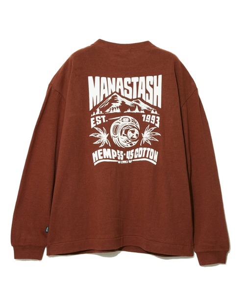 MANASTASH(マナスタッシュ)の「MANASTASH/マナスタッシュ MOUNTAIN RAVEN L/S TEE(Tシャツ/カットソー・メンズ・ブラック/ブラウン/ナチュラル・LARGE/MEDIUM/X-LARGE)」の16枚目の写真